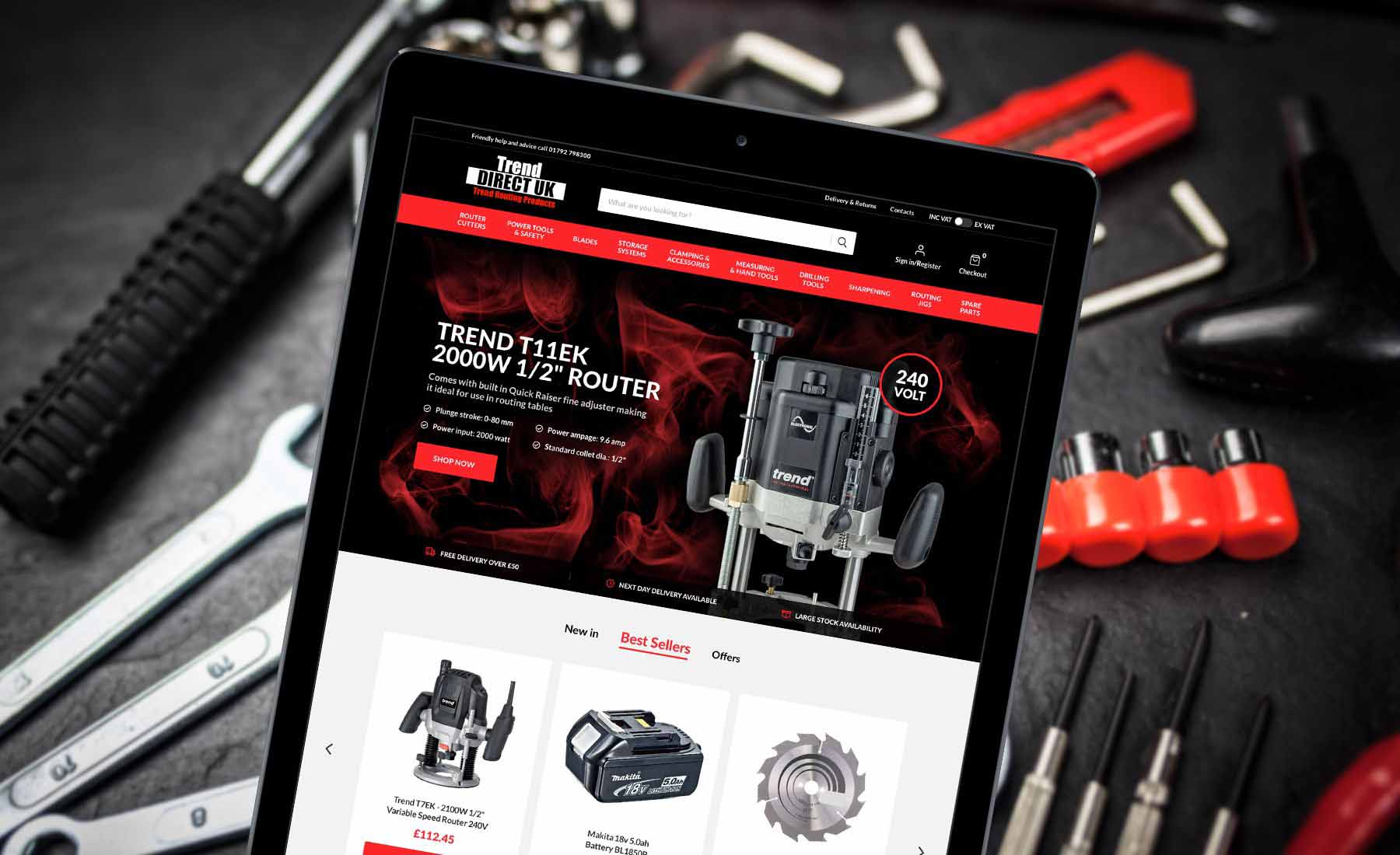 A new Magento 2 Website for Trend Direct UK